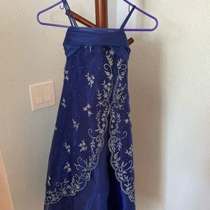 Beautiful blue costume